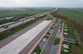 Die Autobahn GmbH des Bundes: A 2: Verkehrsfreigabe Parkplatz Lorkberg-Nord