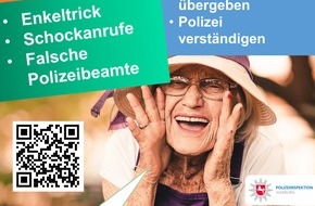 Polizeiinspektion Harburg: POL-WL: Falsche Polizeibeamte und Enkeltrick - Polizei bietet Grafiken zum Download an, um das eigene Umfeld immer wieder zu sensibilisieren