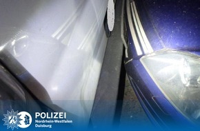 Polizei Duisburg: POL-DU: Aldenrade: Kontrolle verloren, Auto gerammt und weitergefahren