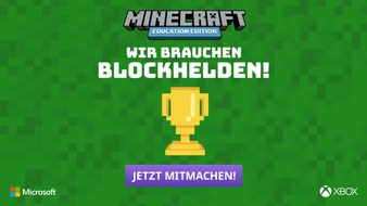 Microsoft Deutschland GmbH: Minecraft Wettbewerb: Microsoft und Code Your Life suchen nach den besten Zukunftsideen