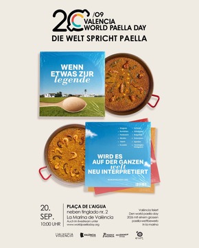 World Paella Day 2026:  Die Stadt Valencia feiert die Legende der Paella &ndash; mit K&ouml;chen aus aller Welt