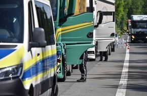 Kreispolizeibehörde Märkischer Kreis: POL-MK: Brummi-Großkontrolle an der A45-Umleitungsstrecke
