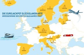 Eurojackpot: Halbjahresbilanz 2015: Rekordjackpot und Multimillionäre