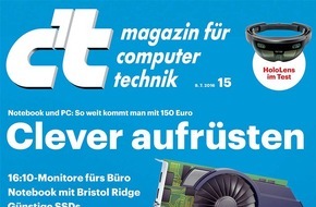 c't: Computermagazin c't: AWA-Gewinner bei IT-Titeln / c't steigert als einziges Magazin im Segment der Computerpresse seine Reichweite