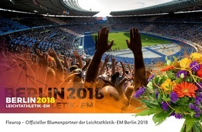 Fleurop AG: 10.000 Blumen bei Deutschlands größtem "SPORT FESTIVAL" des Jahres:
Fleurop ist Blumenpartner der Leichtathletik-EM Berlin 2018