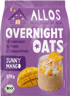 Presseinfo: Allos zeigt mit Overnight Oats, Wellbeing Granolas und Super Fruit, wie natürlicher Frühstücksgenuss heute schmeckt