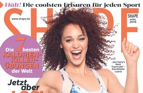 Bauer Media Group, Shape: Faszien-ierend: "Germany's next Topmodel"-Kandidatin Luana (19) gewinnt SHAPE Cover-Shooting und Yoga-Strecke