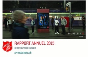 Heilsarmee / Armée du Salut: Rapport annuel 2015 « Boundless » - l'Armée du Salut aide sans limite