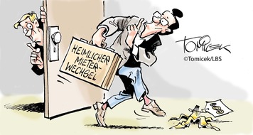 Bundesgesch&auml;ftsstelle Landesbausparkassen (LBS): Wohnung abgegeben / Mieter &uuml;berlie&szlig; Objekt einem Dritten zur alleinigen Nutzung