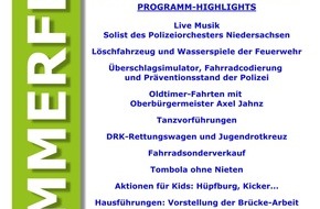 Polizeiinspektion Delmenhorst / Oldenburg - Land / Wesermarsch: POL-DEL: Stadt Delmenhorst: Brücke e. V. und Polizei laden zum Sommerfest ein