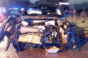 Polizei Minden-Lübbecke: POL-MI: Zwei Autofahrer erleiden leichte Verletzungen