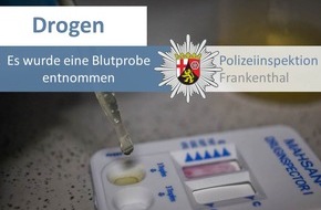 Polizeidirektion Ludwigshafen: POL-PDLU: Bekifft und ohne Führerschein unterwegs