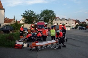 Freiwillige Feuerwehr Lage: FW Lage: Gemeinsame Übung der Löschzüge Kachtenhausen und Lage sowie dem Malteser Hilfsdienst am Montag, dem 06.06.2016