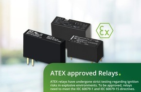 FCL Components Europe B.V.: FCL Components Officially Releases ATEX-Approved Relays