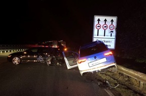 Polizeidirektion Landau: POL-PDLD: Wörth am Rhein; PKW Fahrer übersieht Unfallstelle; Beteiligter schwerverletzt;