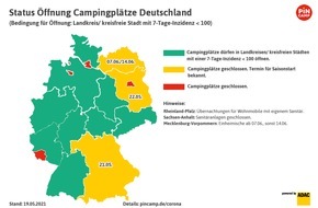 PiNCAMP powered by ADAC: Camping zu Pfingsten: Ansturm auf die letzten freien Plätze