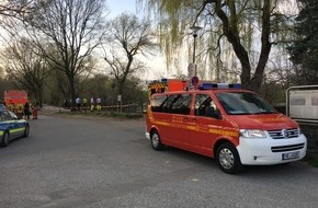 Feuerwehr Heiligenhaus: FW-Heiligenhaus: Vermisste Person im Stauteich (Meldung 8/2019)
