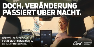 Neue Werbekampagne für vollelektrischen Mustang Mach-E
