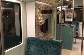 Bundespolizeidirektion Berlin: BPOLD-B: Vandalismus in der S-Bahn der Linie 7 - Zeugen gesucht