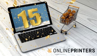 Onlineprinters GmbH: Record battu pour son anniversaire : 3,2 milliards d'imprimés vendus / Onlineprinters fête ses 15 ans de commerce en ligne