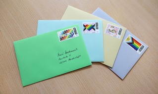 DHL Group: PM: Neue Briefmarken feiern die Vielfalt und die Liebe