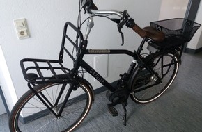 Polizeidirektion Ludwigshafen: POL-PDLU: Speyer - Sicherstellung eines hochwertigen E-Bikes Gazelle NL