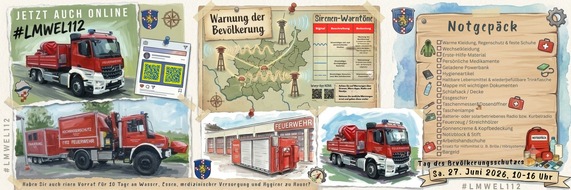 Gefahrenabwehr Landkreis Limburg-Weilburg: GefahrenabwehrLM-WEL: Vom Notgep&auml;ck bis zum Spezialfahrzeug: Bev&ouml;lkerungsschutz zum Anfassen