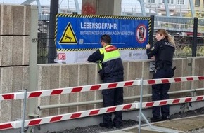 Bundespolizeidirektion Sankt Augustin: BPOL NRW: Bundespolizei warnt vor Lebensgefahren auf Bahnanlagen in Altena