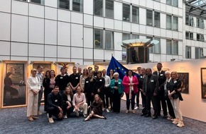 Polizeiakademie Niedersachsen: POL-AK NI: Zu Gast im Europäischen Parlament - Internationales Jugendkunstprojekt vorgestellt