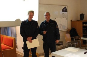 Feuerwehr Iserlohn: FW-MK: Beförderungen und Ehrungen bei der Löschgruppe Drüpplingsen