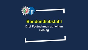 Polizeipr&auml;sidium Oberhausen: POL-OB: Gemeinsamer Bandendiebstahl - drei Festnahmen auf einen Schlag