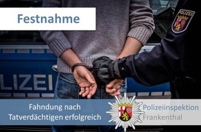 Polizeidirektion Ludwigshafen: POL-PDLU: Täterfestnahme nach Straßenraub