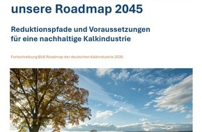 Bundesverband der deutschen Kalkindustrie e.V.: Neue COâ-Roadmap vorgelegt: Die Kalkindustrie will bis 2045 ihre COâ-Emissionen um 133 % zum Jahr 2022 reduzieren