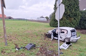 Freiwillige Feuerwehr der Gemeinde Sonsbeck: FW Sonsbeck: Auslaufende Betriebsmittel nach Verkehrsunfall