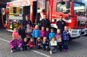 Freiwillige Feuerwehr Bedburg-Hau: FW-KLE: Freiwillige Feuerwehr Bedburg-Hau lädt Kinder zur Brandschutzerziehung ein und gibt Einblicke in die Feuerwehr-Arbeit