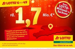 Sächsische Lotto-GmbH: Millionengewinn in Mittelsachsen