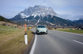 Aiways Automobile Europe GmbH: Aiways führt kundennahe Fahrerprobung des U6 SUV-Coupé in den Alpen durch