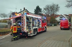 Freiwillige Feuerwehr Stockach: FW Stockach: Rauchentwicklung aus Gebäude