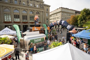 H&uuml;berli/Brunner und Heidrich/Haussener kr&ouml;nen sich auf dem Bundesplatz zu Schweizermeistern