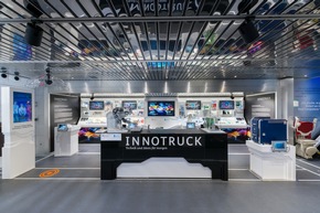 InnoTruck in Aschaffenburg (20.-21.02.) / Mobile Erlebnisausstellung zeigt Hightech zum Mitmachen