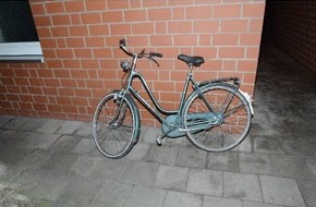 Polizeiinspektion Wilhelmshaven/Friesland: POL-WHV: Wer kennt den Besitzer dieses Fahrrades? - Zeugenaufruf