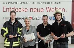 Stiftung Jugend forscht e.V.: Bundesbildungsministerin Schavan kürt Jugend forscht Sieger (mit Bild)