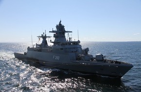 Presse- und Informationszentrum Marine: Korvette "Braunschweig" läuft zum UNIFIL-Einsatz aus - 
Einsatzdauer: circa 1 Jahr
