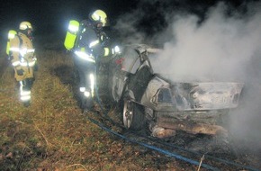 Polizeipräsidium Westpfalz: POL-PPWP: Gestohlenen BMW angezündet