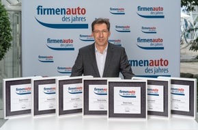 Skoda Auto Deutschland GmbH: ŠKODA gewinnt sieben Titel bei der Wahl ‚Firmenauto des Jahres 2021‘
