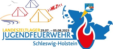 Landesfeuerwehrverband Schleswig-Holstein: FW-LFVSH: 700 Teilnehmerinnen und Teilnehmer freuen sich auf eine Woche Zeltlager in Tydal/Eggebek (Medieneinladung)