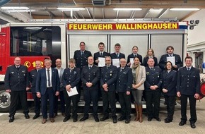 Freiwillige Feuerwehr Aurich: FW-AUR: Jahreshauptversammlung der Feuerwehr Wallinghausen