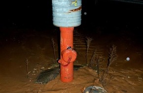 Polizeidirektion Ludwigshafen: POL-PDLU: Verkehrsunfall mit Hydranten