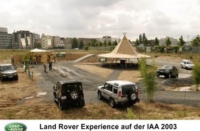 Jaguar Land Rover Deutschland GmbH - Presse Land Rover: Land Rover Experience auf der IAA 2003