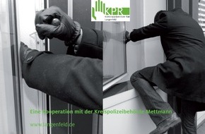 Polizei Mettmann: POL-ME: "Zuhause sicher" - Infostand in der Stadtgalerie mit Beratung durch den Kriminalpräventiven Rat - Langenfeld - 2212005